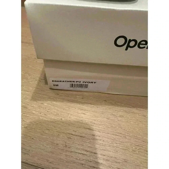 Open Edit Nordstrom Heather Platform Bit Loafer (Women) Ivory leather size 7 New - Picture 4 of 5